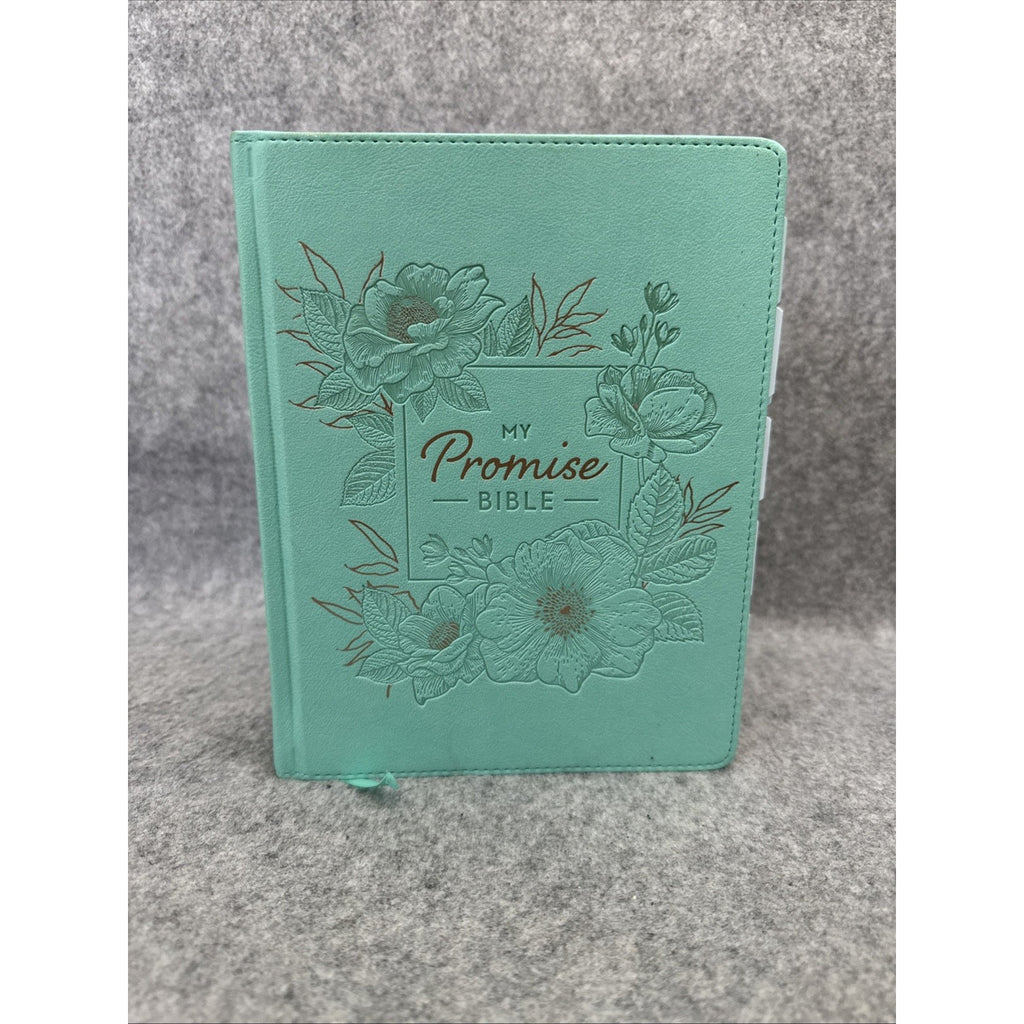 KJV Holy Bible, My Promise Bible, Faux Leather Hardcover w/Bible Tabs, Color...