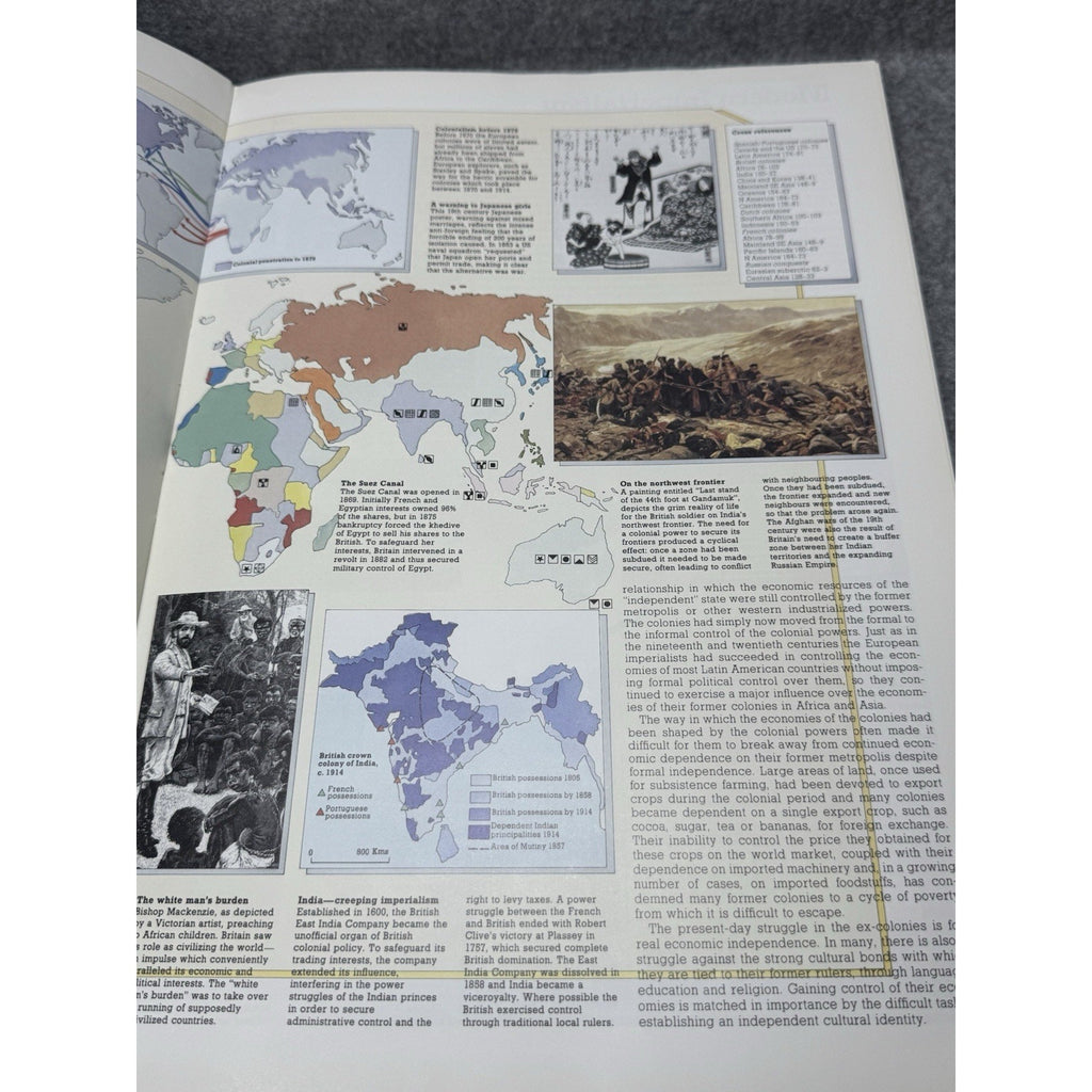 The Atlas of Mankind 1982 Illustrated World Cultures Anthropology Hardcover