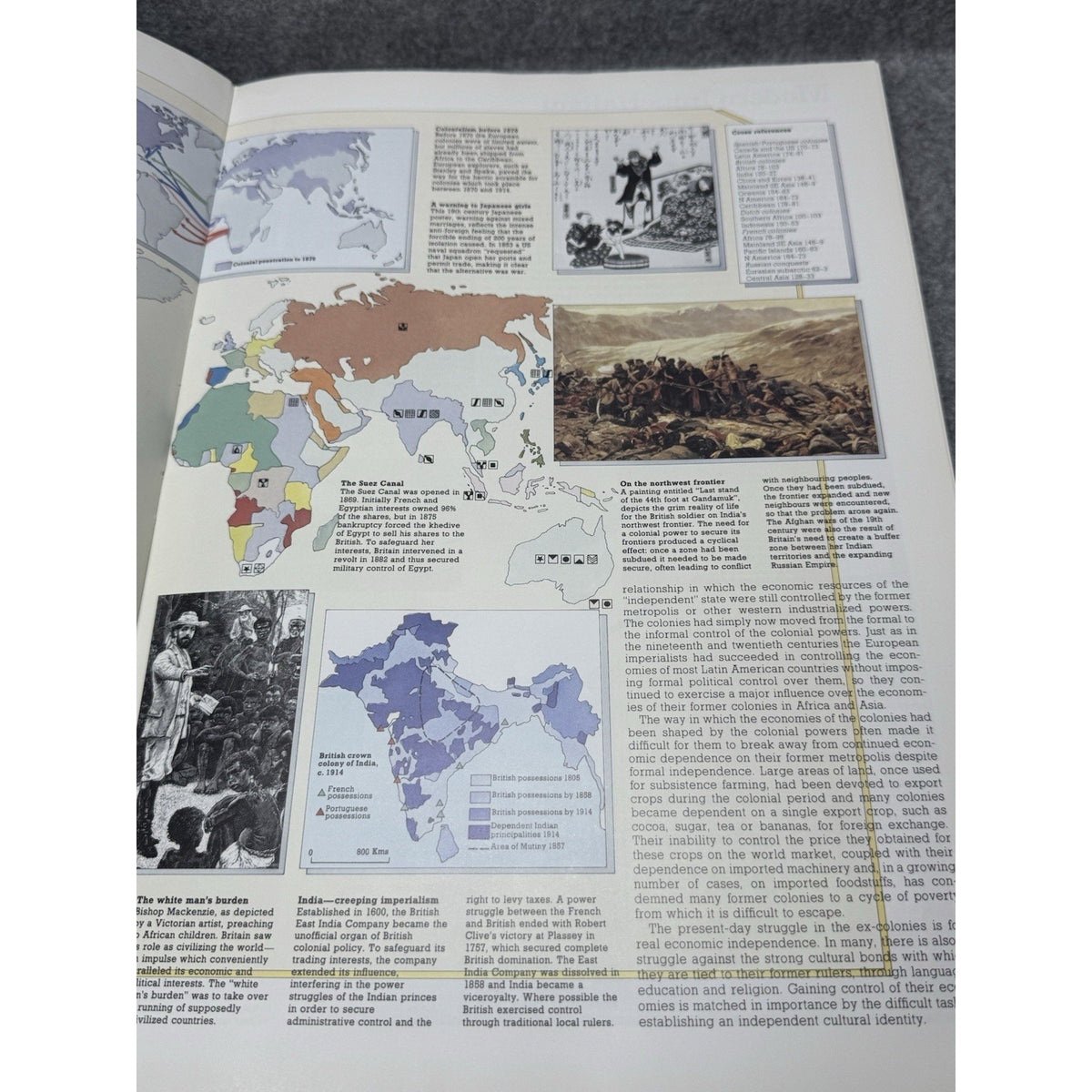 The Atlas of Mankind 1982 Illustrated World Cultures Anthropology Hardcover