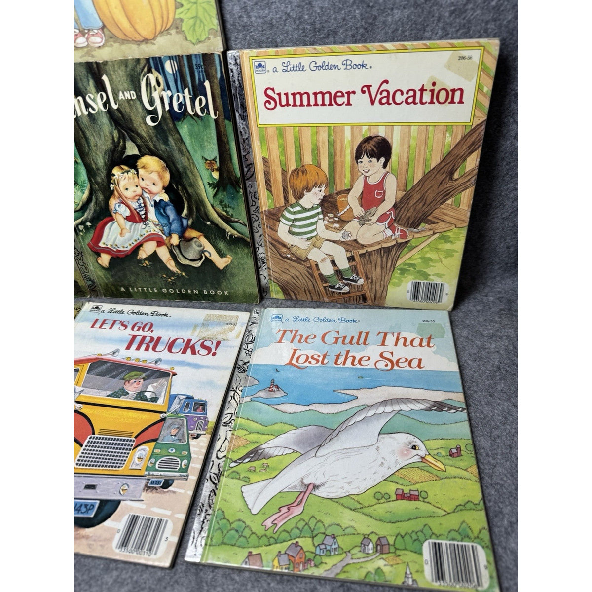 Vintage Little Golden Books Lot of 7 Peter Pan Chitty Chitty Bang Bang Hansel