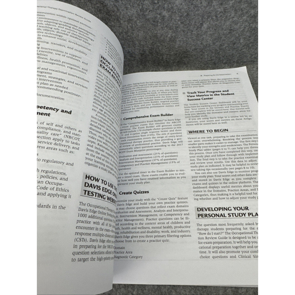 Occupational Therapy Examination Review Guide by Faota Muhlenhaupt, Mary, Otr L