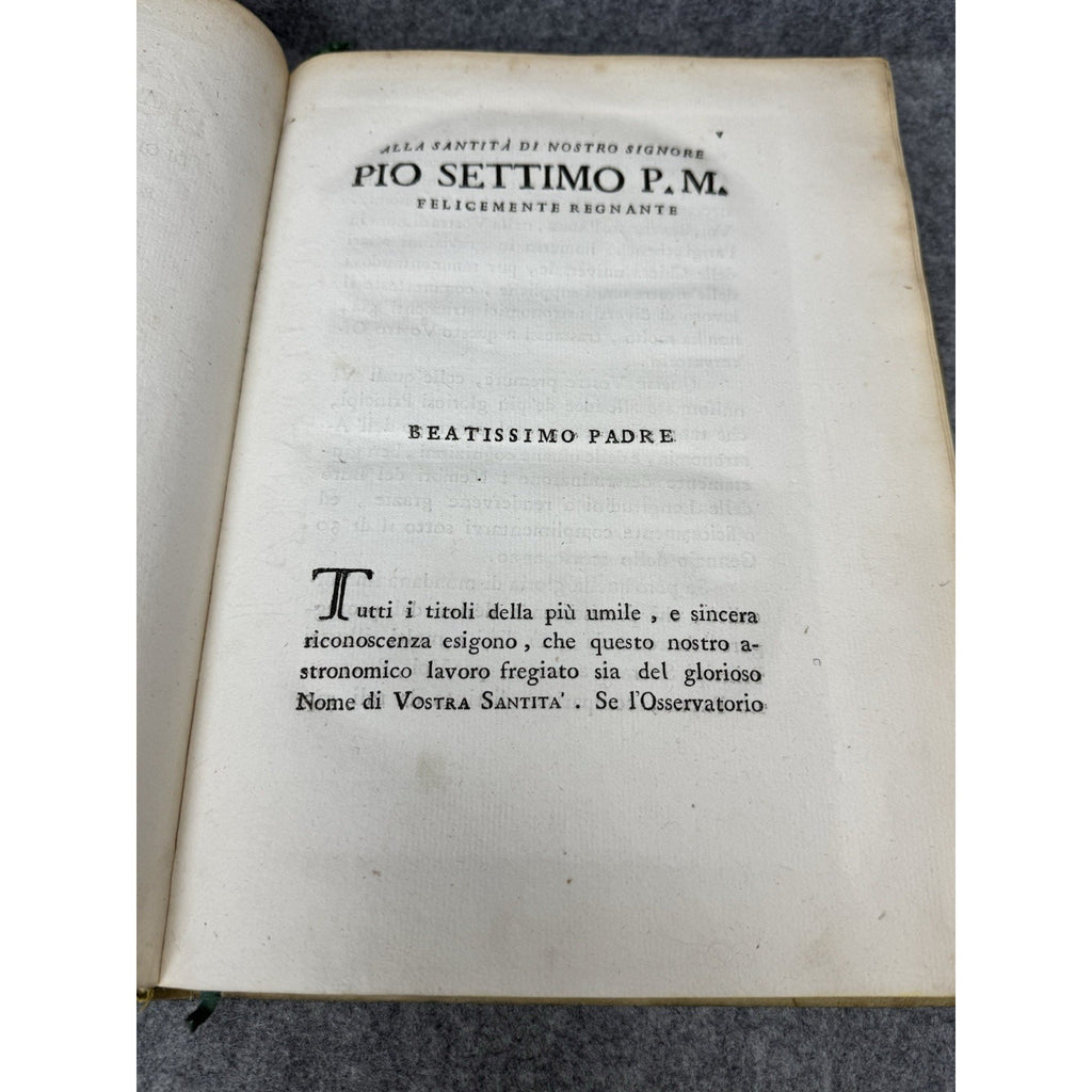 1806 Opuscoli Astronomici Calandrelli Vega Parallax Vellum Engraved Plates