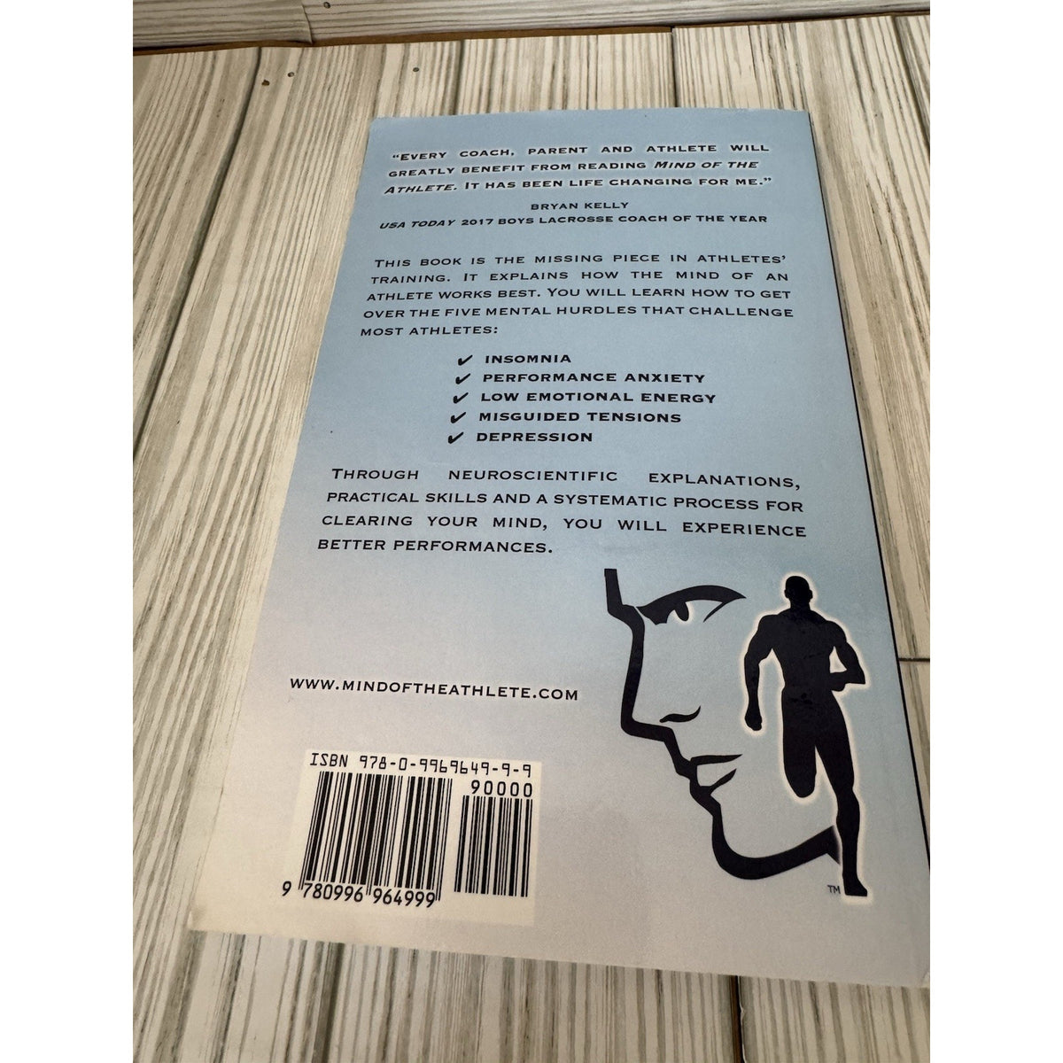 Mind of the Athlete PB Signed Jarrod Spencer Sports Psychology
