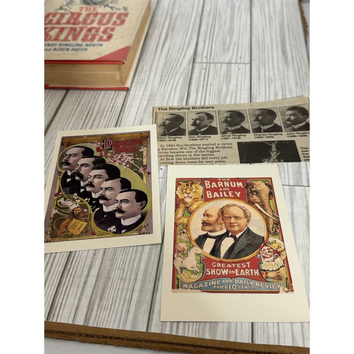 The Circus Kings Ringling Family Story 1960 1st Ed HC DJ + Inserts