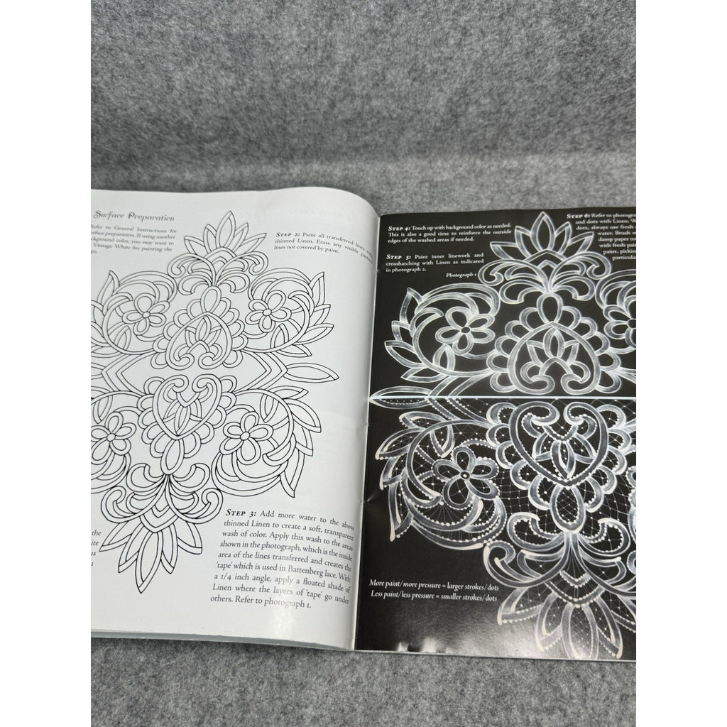Linens & Lace Collection Vol 4 Arlene Linton 2008 Tole Painting Pattern Book
