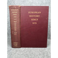 1950 European History Since 1870 F. Lee Benns 4th Edition Hardcover