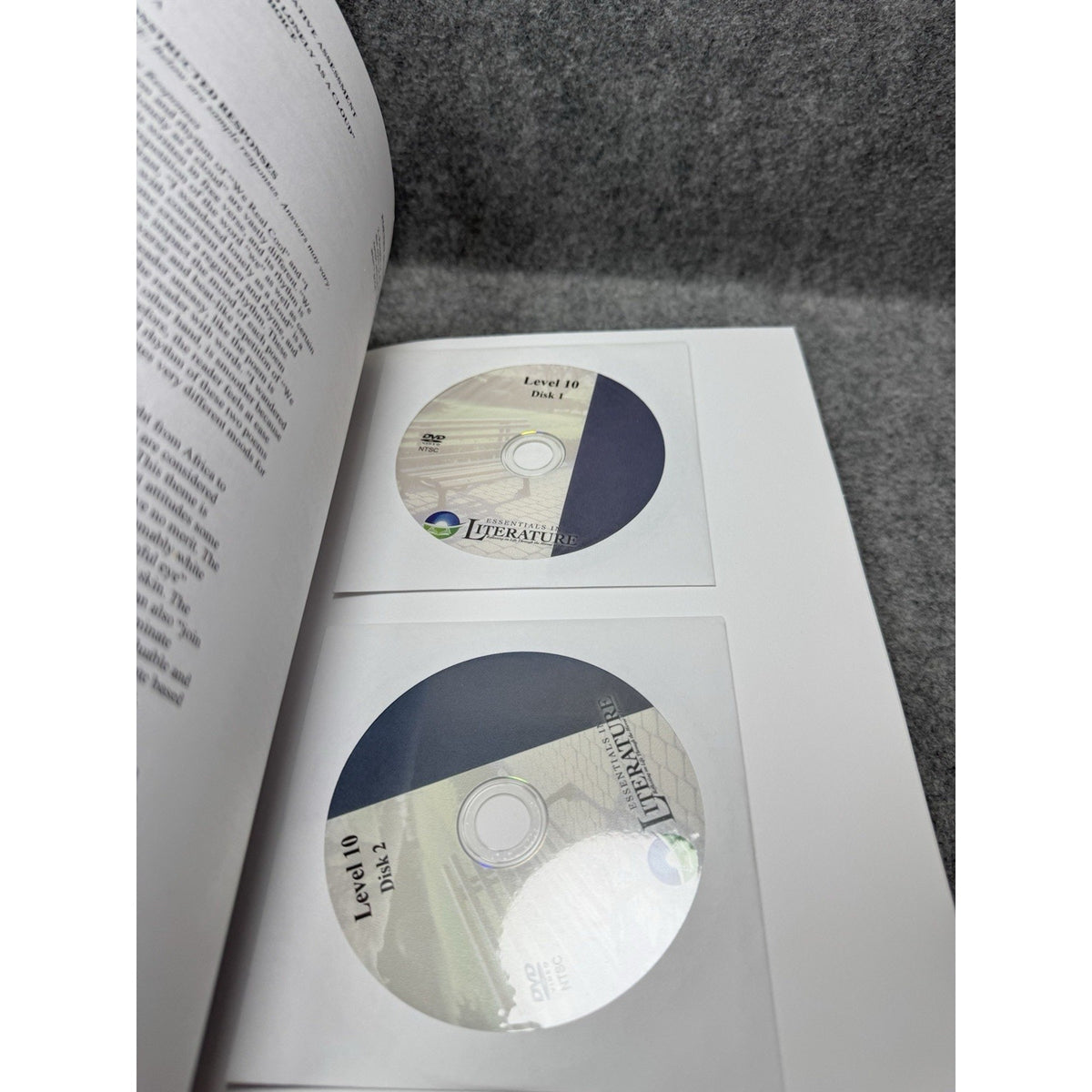 Essentials in Literature Level 10 Student Resource Books 3 DVDs Homeschool