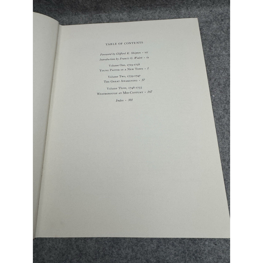 1974 Diary of Ebenezer Parkman 1703-1782 1719-1755 HC American Antiquarian