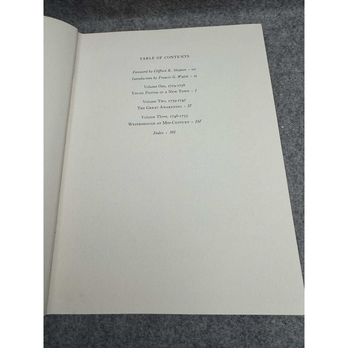 1974 Diary of Ebenezer Parkman 1703-1782 1719-1755 HC American Antiquarian