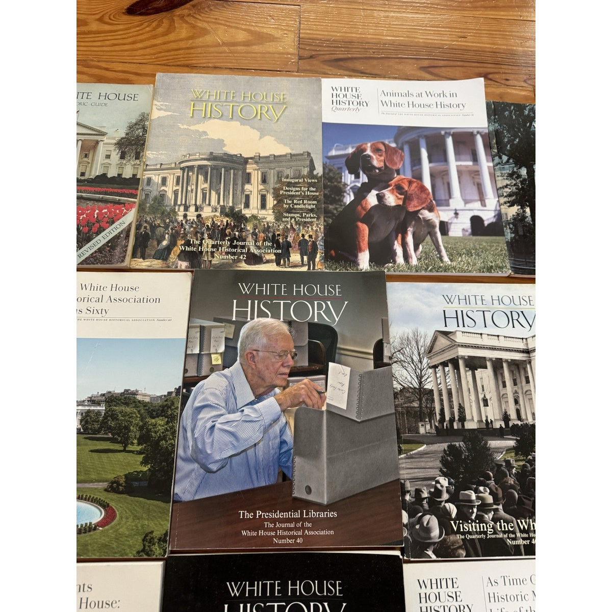 White House History Quarterly & Historic Guide Book Lot 13 Volumes