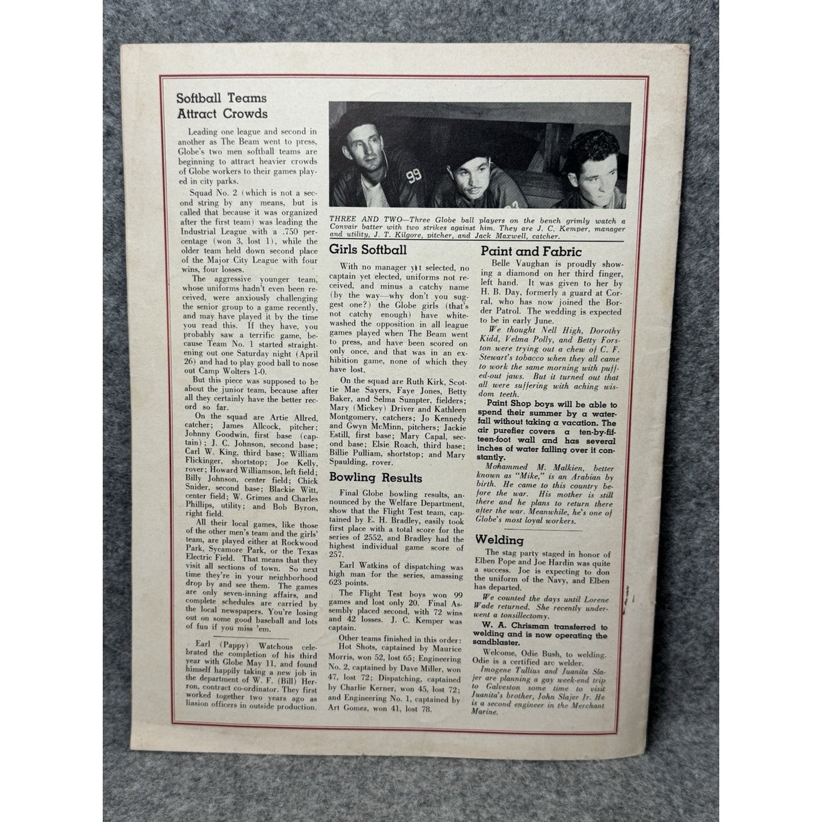 1944 Globe Beam May Pre-Invasion D-Day Editorial C-46 Commando WWII Magazine