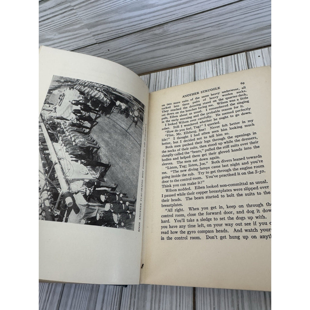 On the Bottom Edward Ellsberg 1929 Submarine Salvage Navy w/DJ