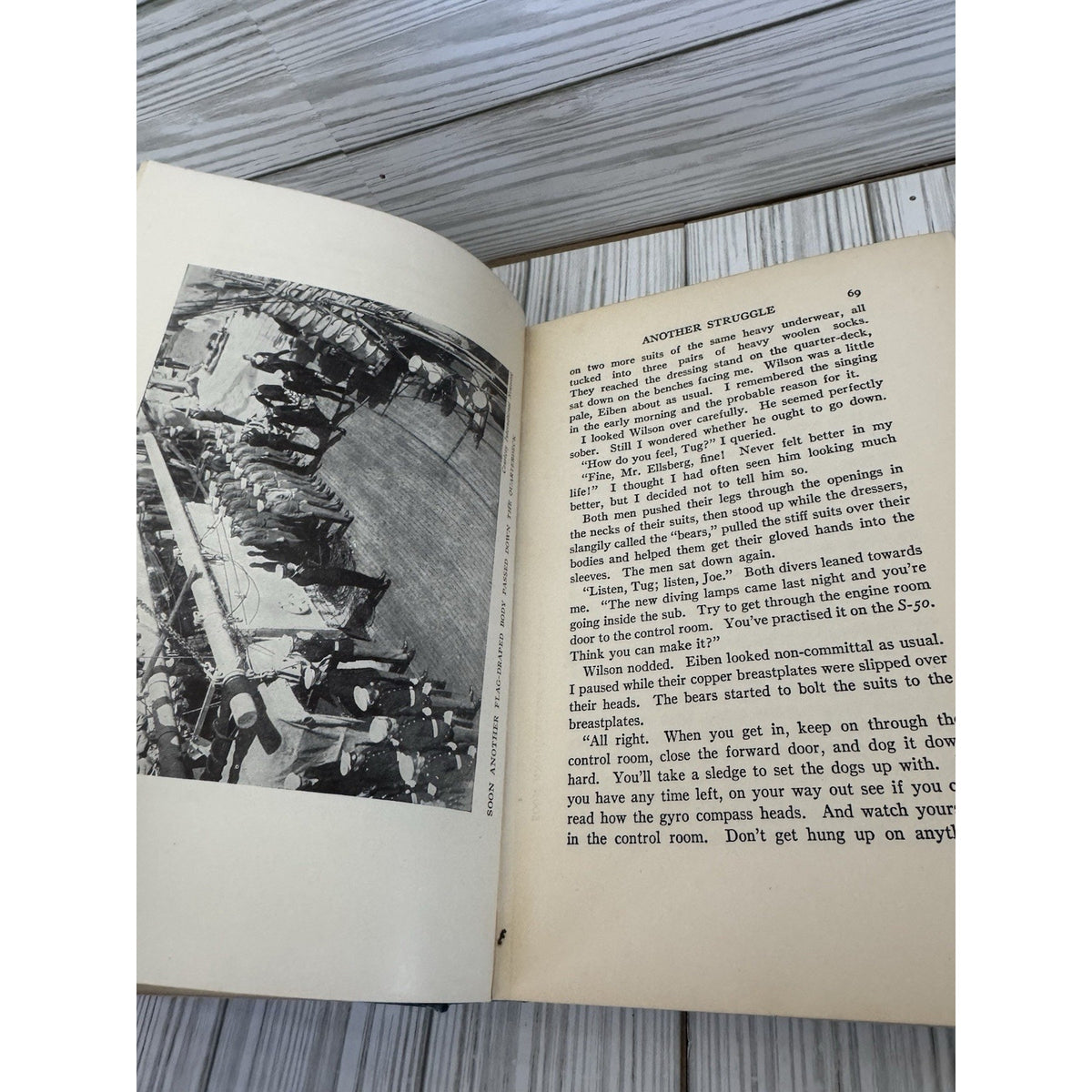 On the Bottom Edward Ellsberg 1929 Submarine Salvage Navy w/DJ
