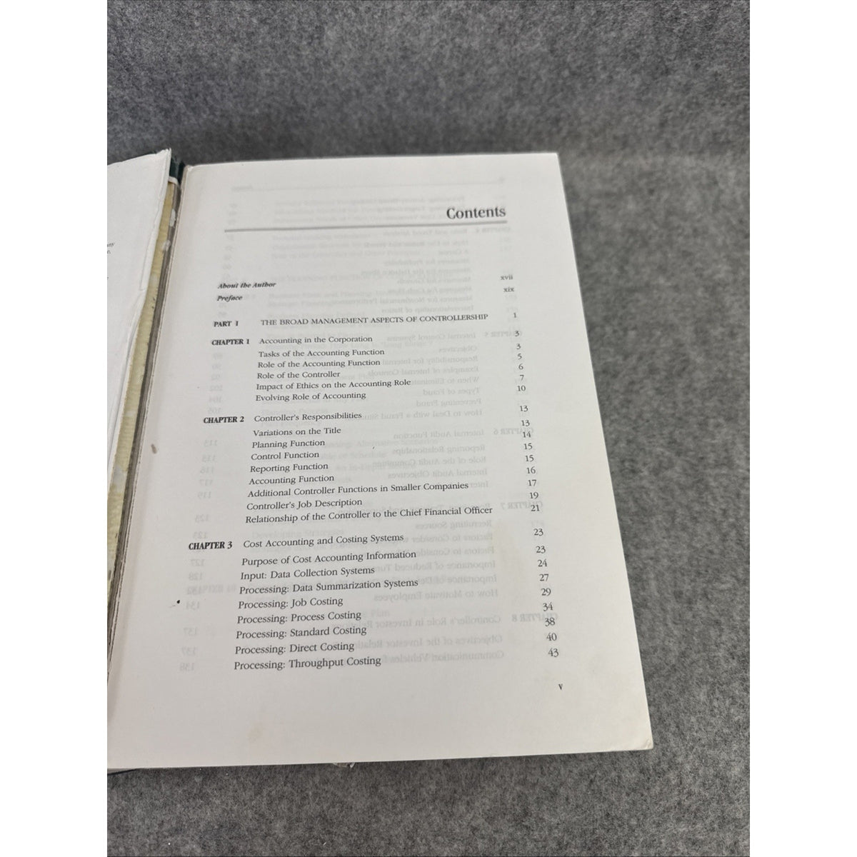 Controllership The Work of the Managerial Accountant 8th edition Hardcover