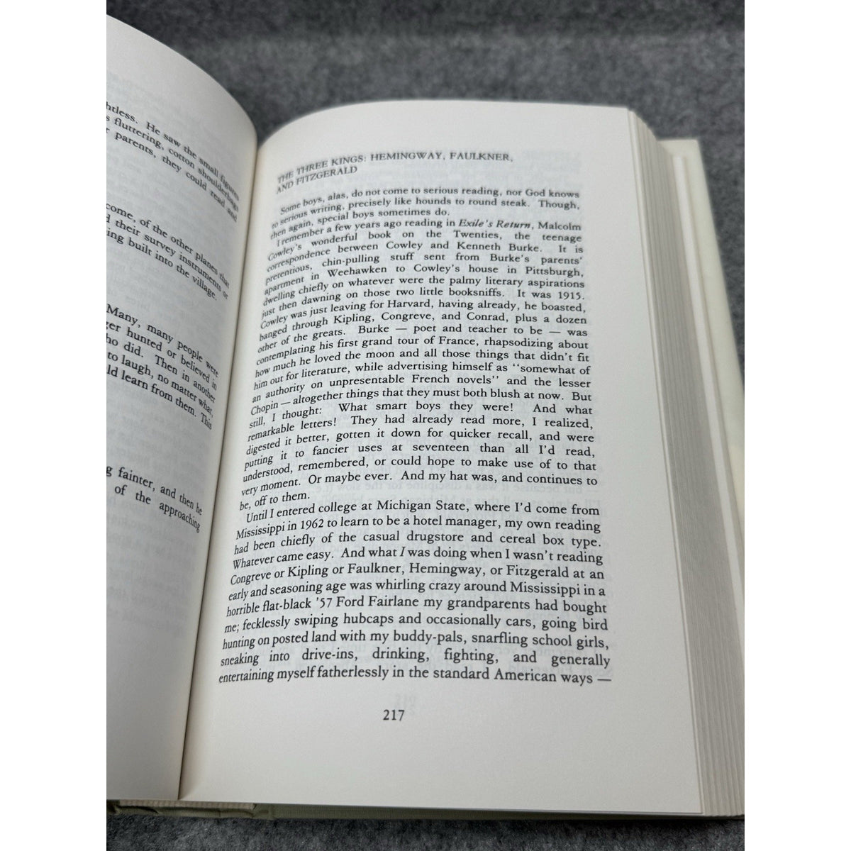 1987 Truth About Territory 1st Ed HC Raymond Carver Annie Dillard Ken Kesey