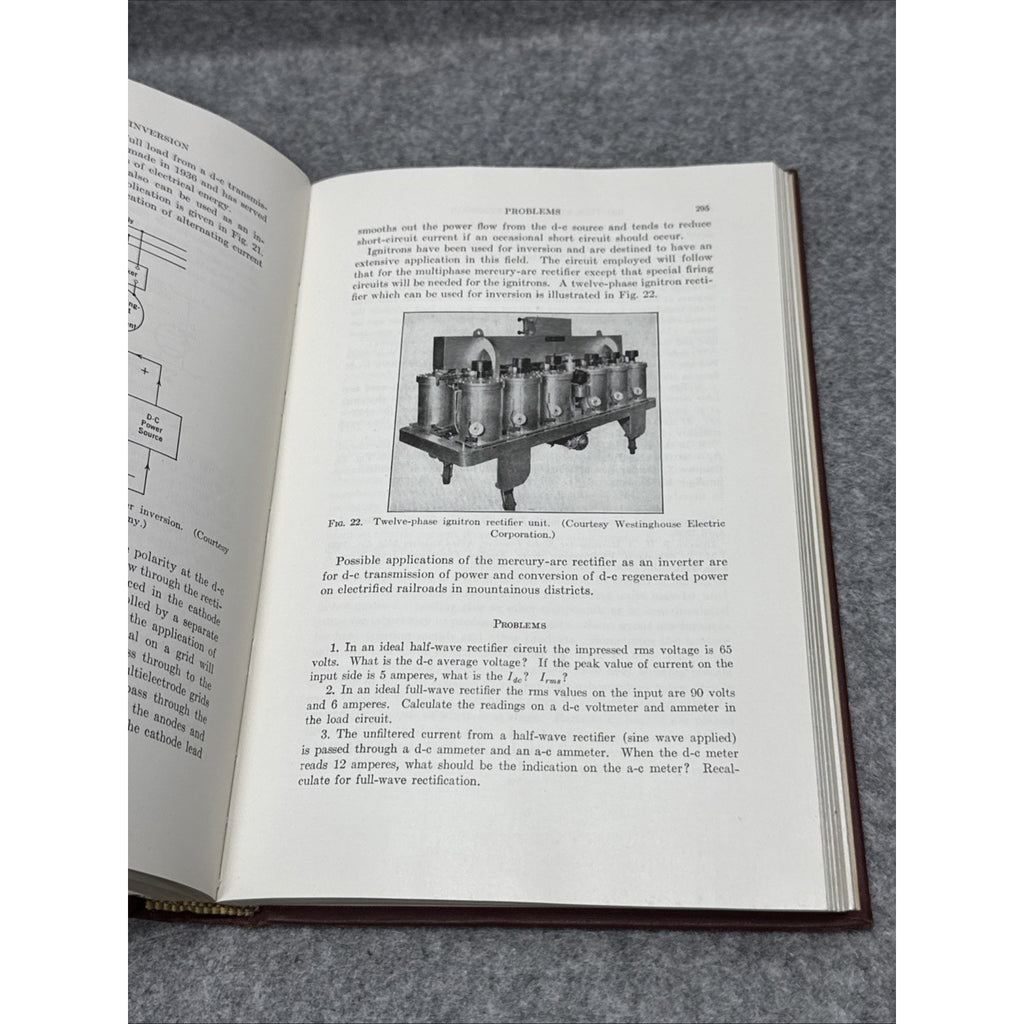 Industrial Electronics and Control by Royce Gerald Kloeffler 1949 Hardcover
