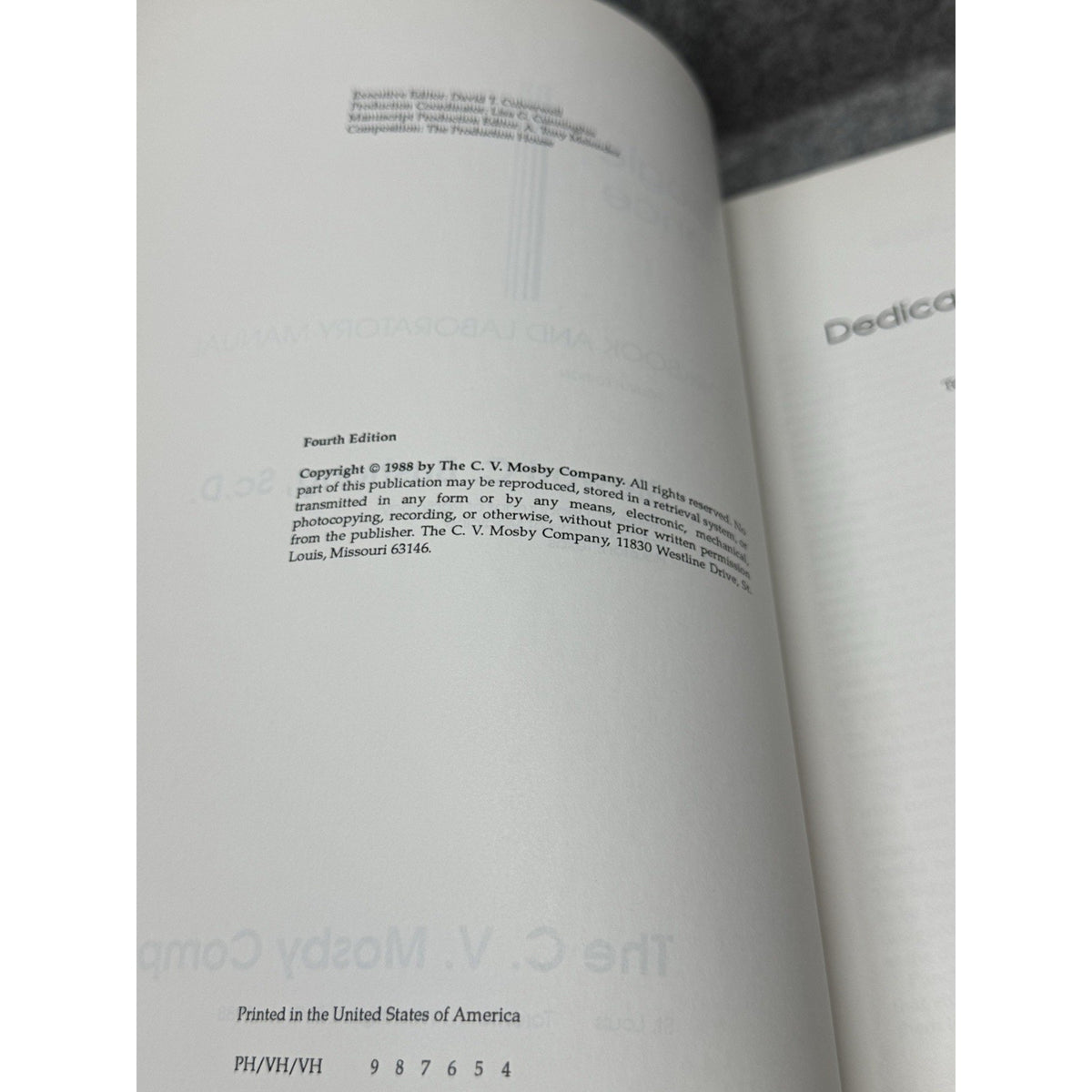 Radiologic Science Workbook Laboratory Manual 4th Ed Bushong 1988 X-Ray