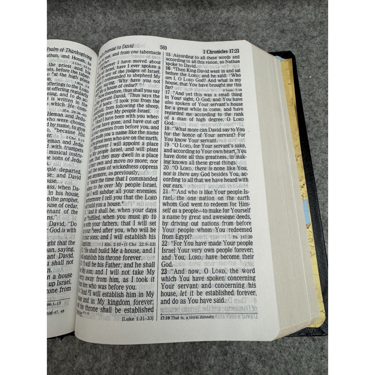 NKJV Holy Bible Giant Print Red Letter References Concordance Thomas Nelson