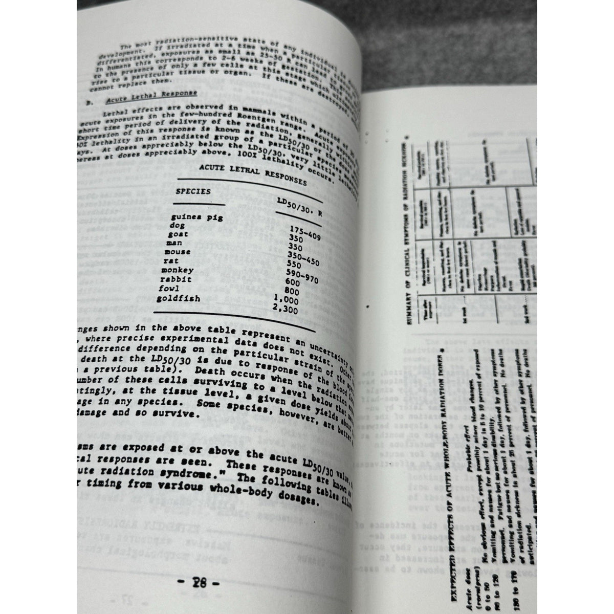 Vintage c1992 Radiation Safety Training Manual Nuclear Lab Health Physics