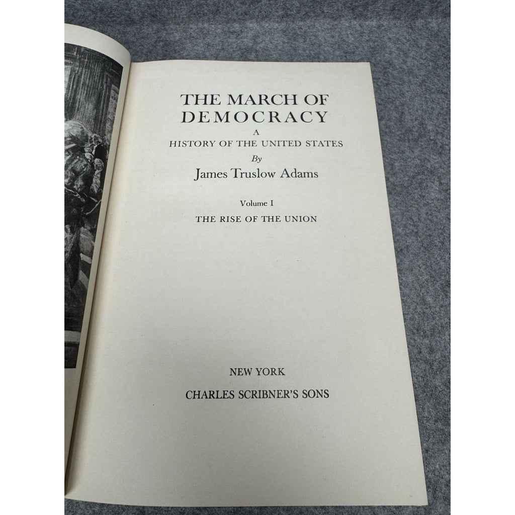 1932-1948 March of Democracy James Truslow Adams 6 Vol US History Set