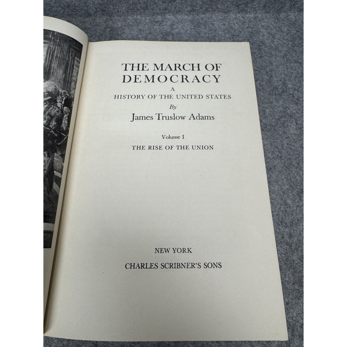 1932-1948 March of Democracy James Truslow Adams 6 Vol US History Set