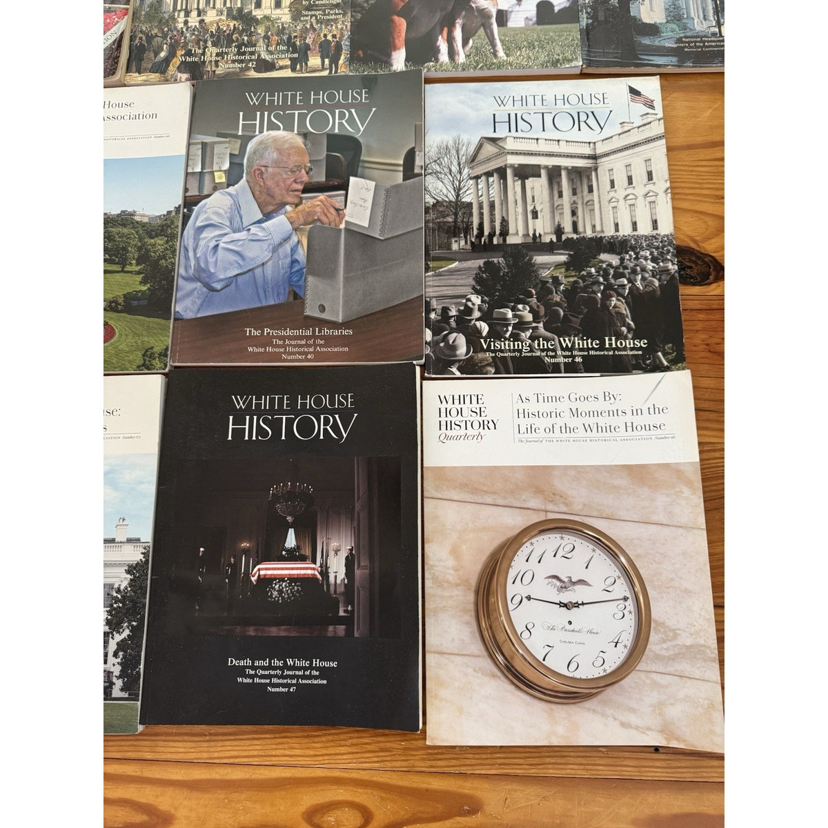 White House History Quarterly & Historic Guide Book Lot 13 Volumes