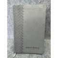 NIV Personal Size Giant Print Bible Gray Leathersoft Zondervan 2022