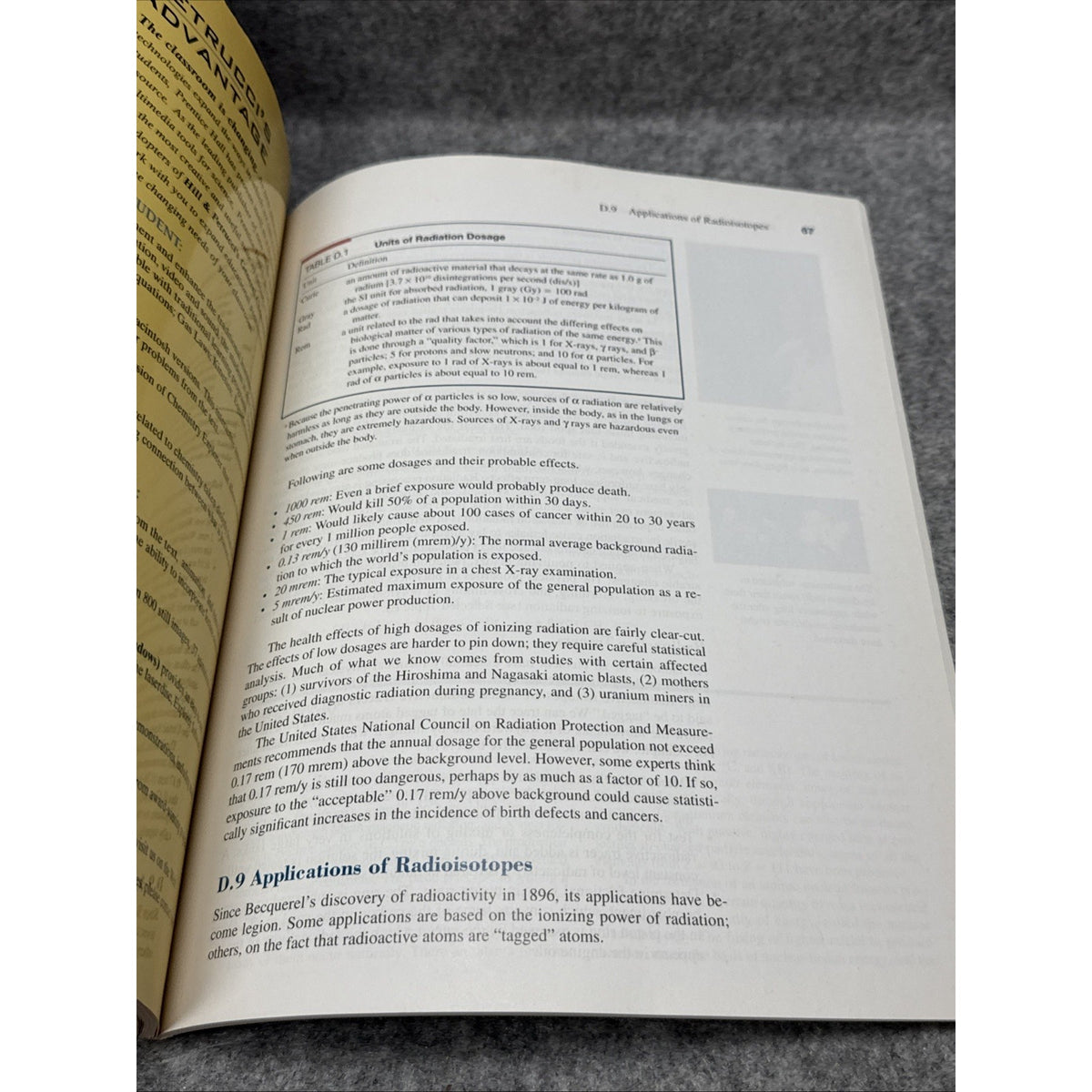 General Chemistry : Select Topic by Ralph H. Petrucci and John W. Hill (1996,...