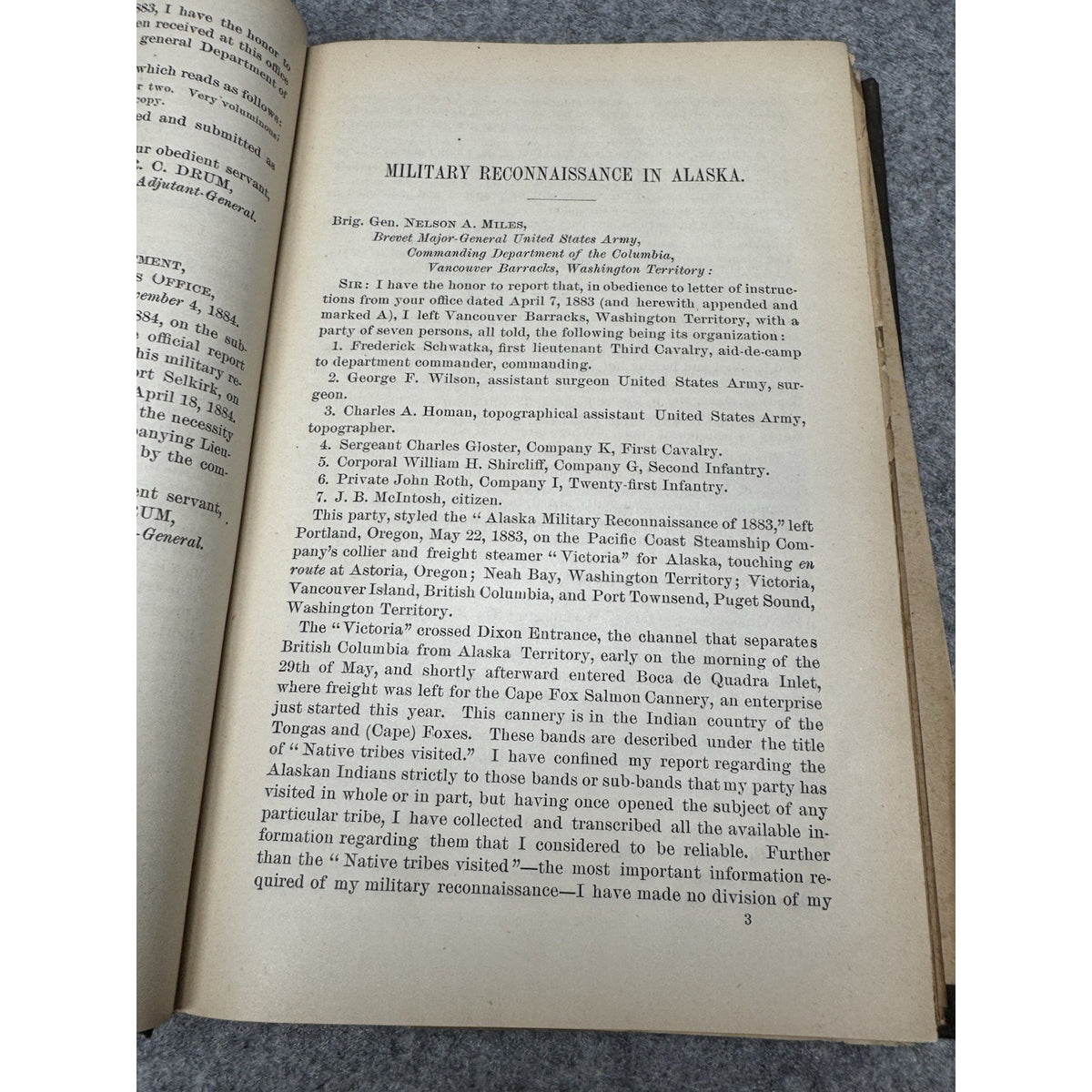 1885 Military Reconnaissance Alaska Schwatka 20 Folding Maps 1st Edition