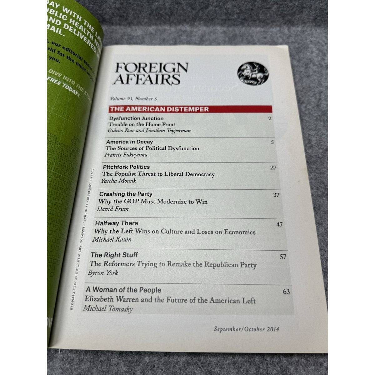 Foreign Affairs Sep Oct 2014 How West Provoked Putin Mearsheimer Fukuyama
