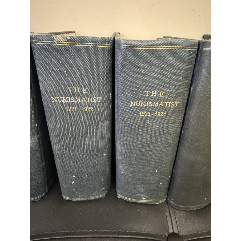 Lot 5 The Numismatist Hardbound Vols 1913-1926 ANA Coin Journal
