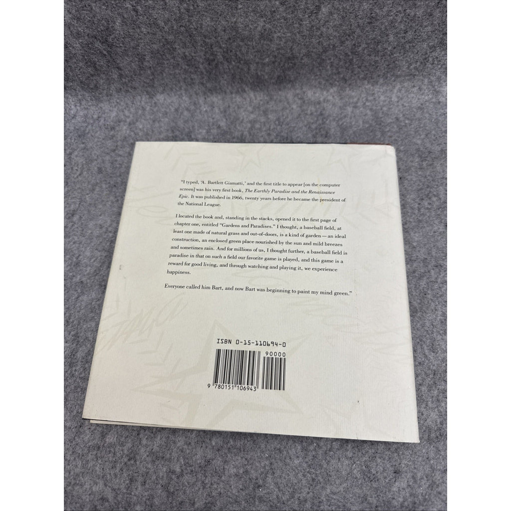 SIGNED Bart : A Life of A. Bartlett Giamatti, By Him and About Him Antho
