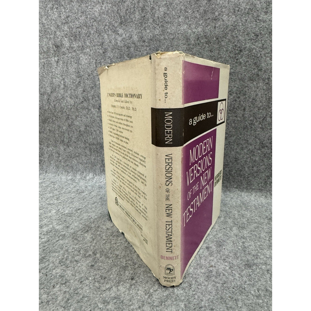 A Guide to Modern Versions of the New Testament by Herbert Dennett 1st Ed VG HC