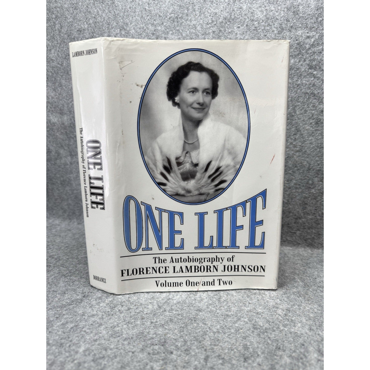 Signed One Life Florence Lamborn Johnson 1st Printing WWII Korea Memoir