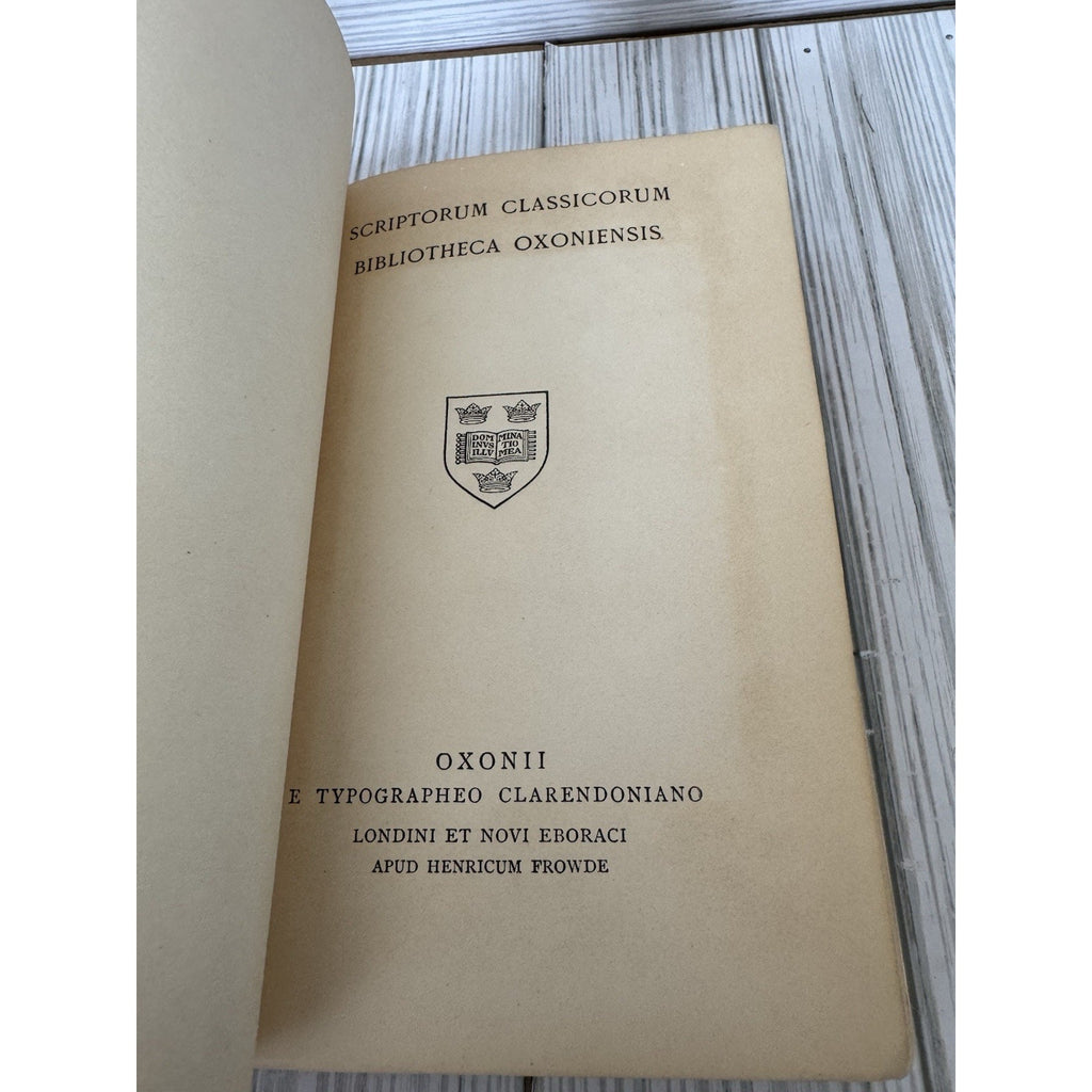 Q Horati Flacci Opera Oxford Clarendon Latin Softcover Antique