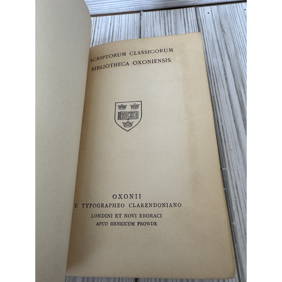 Q Horati Flacci Opera Oxford Clarendon Latin Softcover Antique