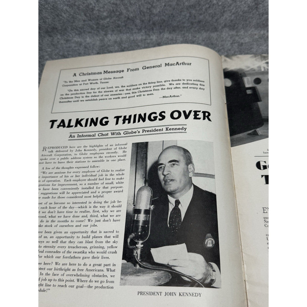 1942 Globe Beam WWII Aircraft Magazine Black Workers Fort Worth Texas December