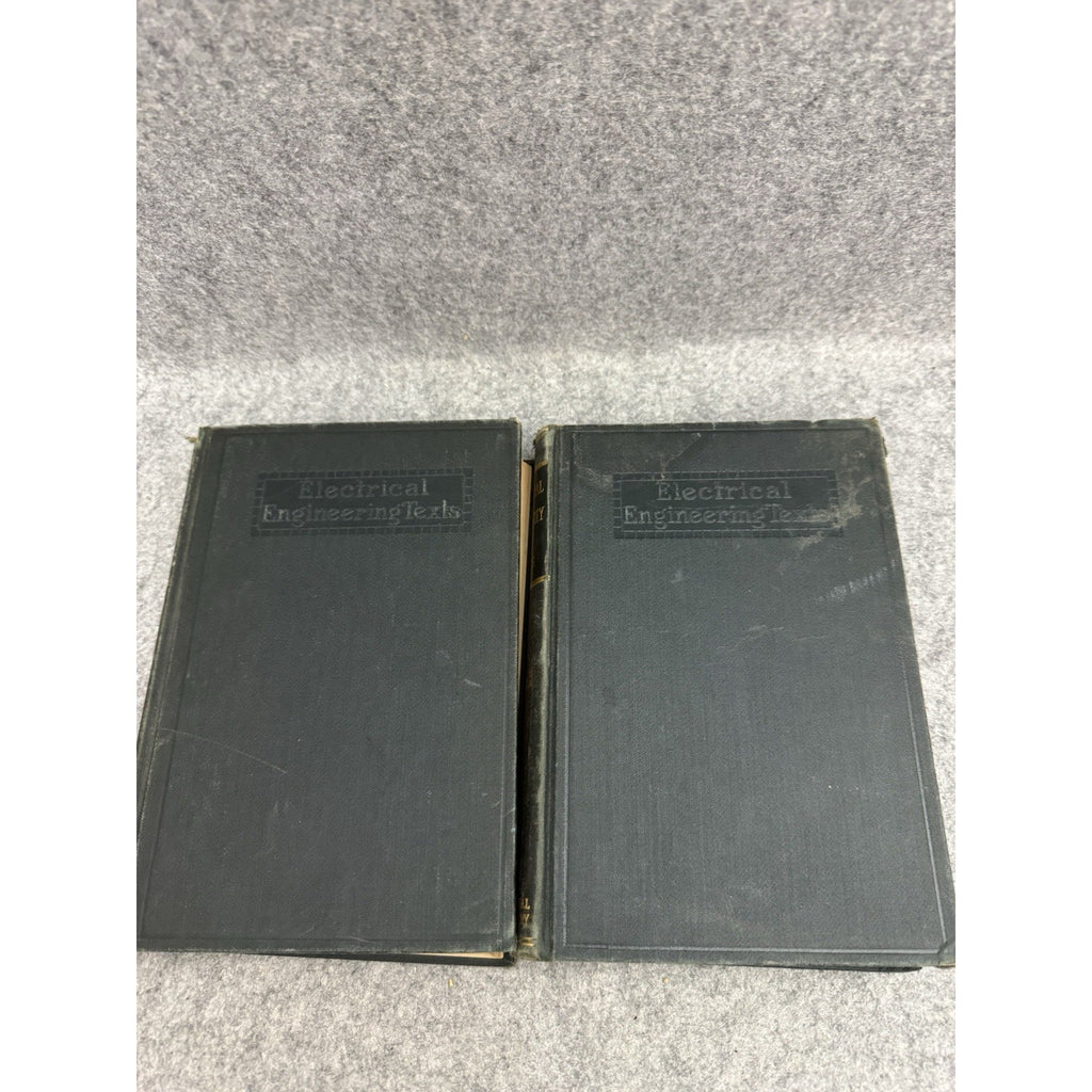 1939 Industrial Electricity Part I & II Chester L Dawes HC Book Set