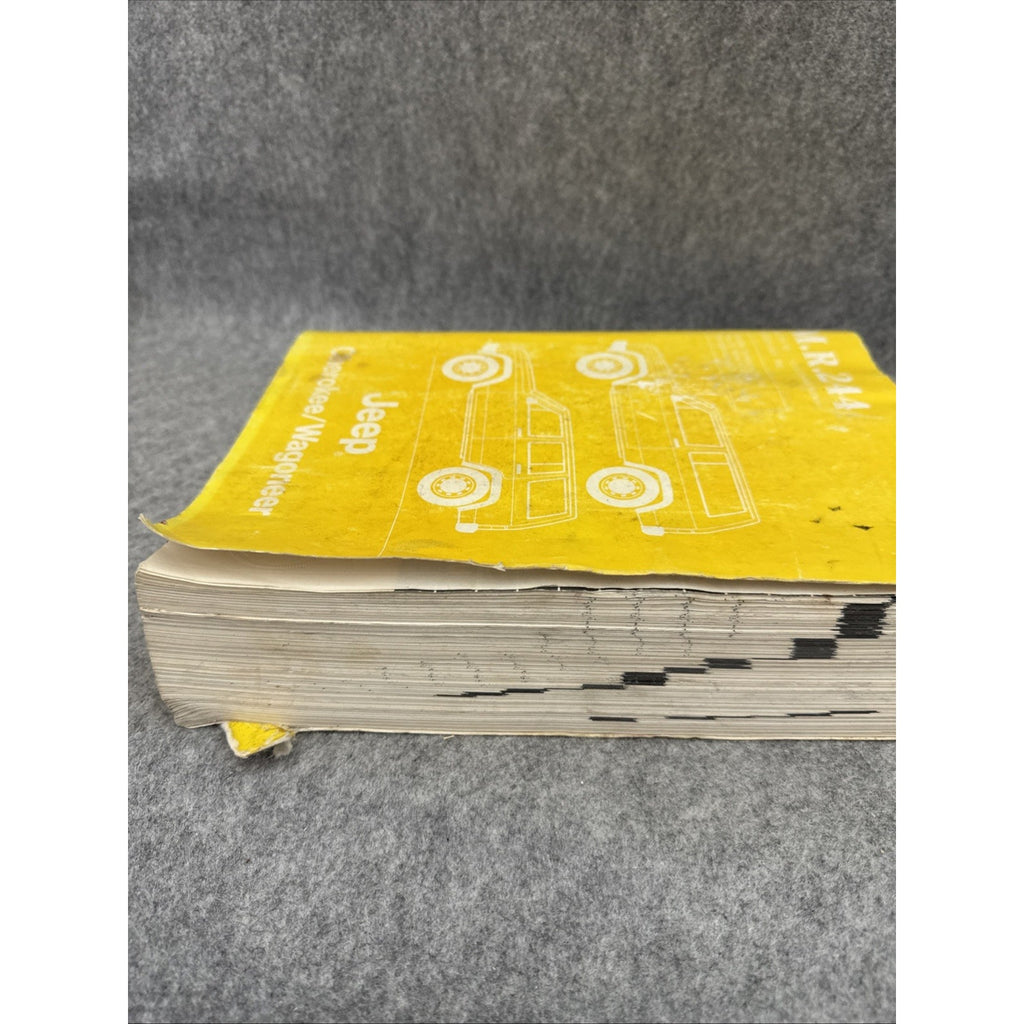 1985 Jeep Cherokee/Wagoneer Workshop Manual - M.R.244 Mechanical