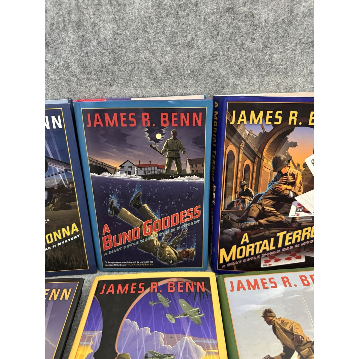 James R Benn Billy Boyle WWII Mystery HC Lot 6 Books DJ