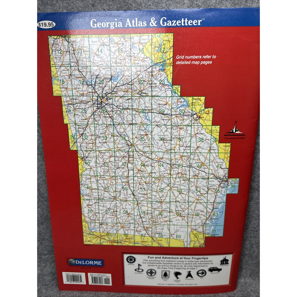 Atlas and Gazetteer Ser.: Georgia by Delorme Mapping Company (2000, Map, Other)