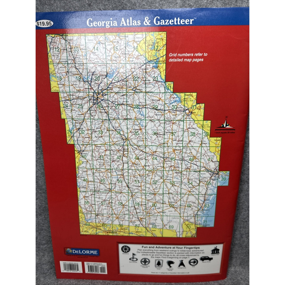 Atlas and Gazetteer Ser.: Georgia by Delorme Mapping Company (2000, Map, Other)