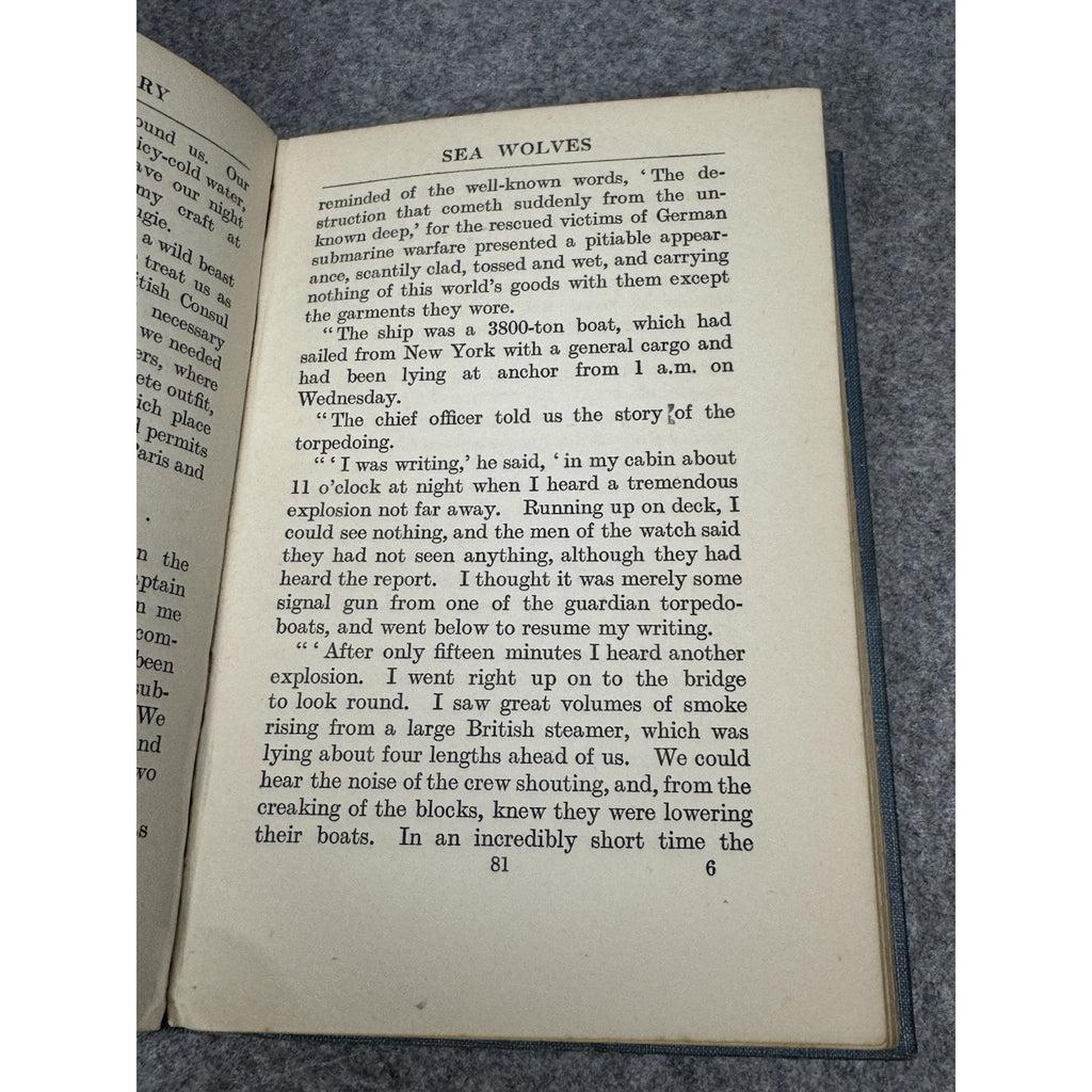 U-Boat Devilry Charles Bateman 1918 1st Ed WWI Submarine Survivor Accounts