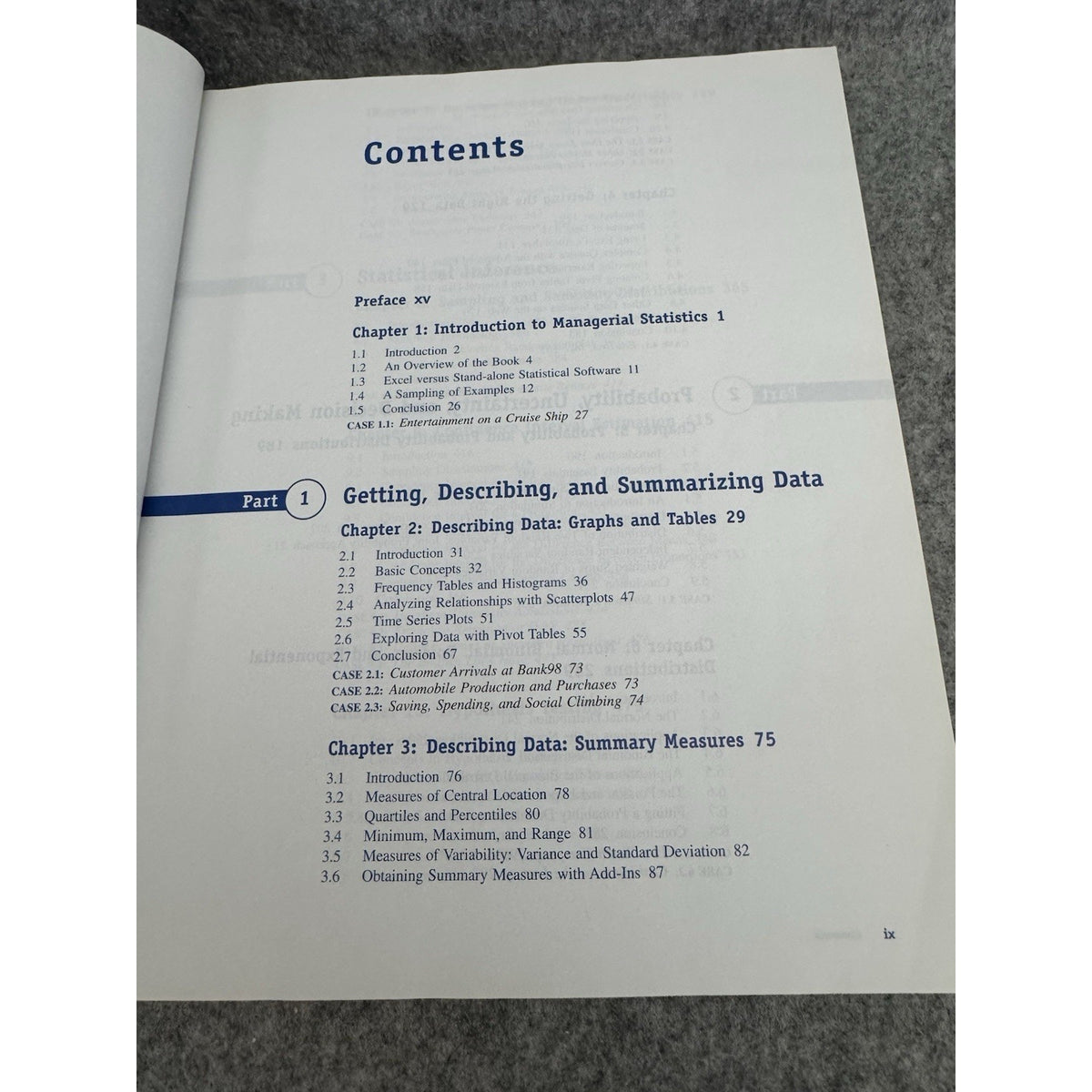 Data Analysis for Managers with Microsoft Excel 2nd Ed HC CD 2004