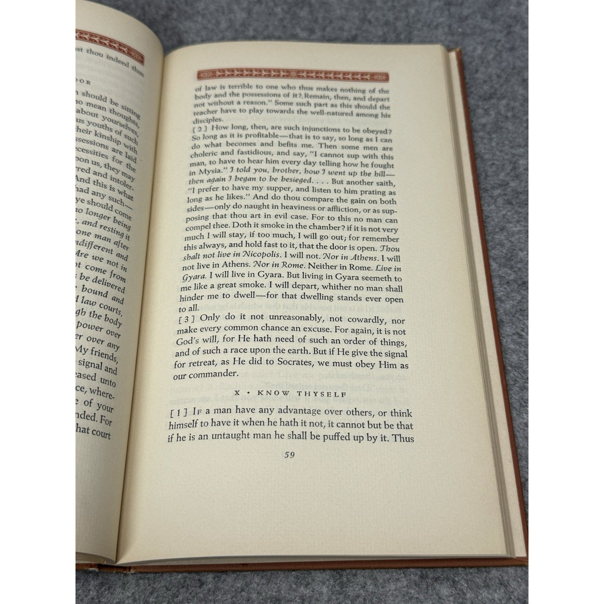 1947 Discourses of Epictetus Peter Pauper Press Stoic Philosophy Hardcover
