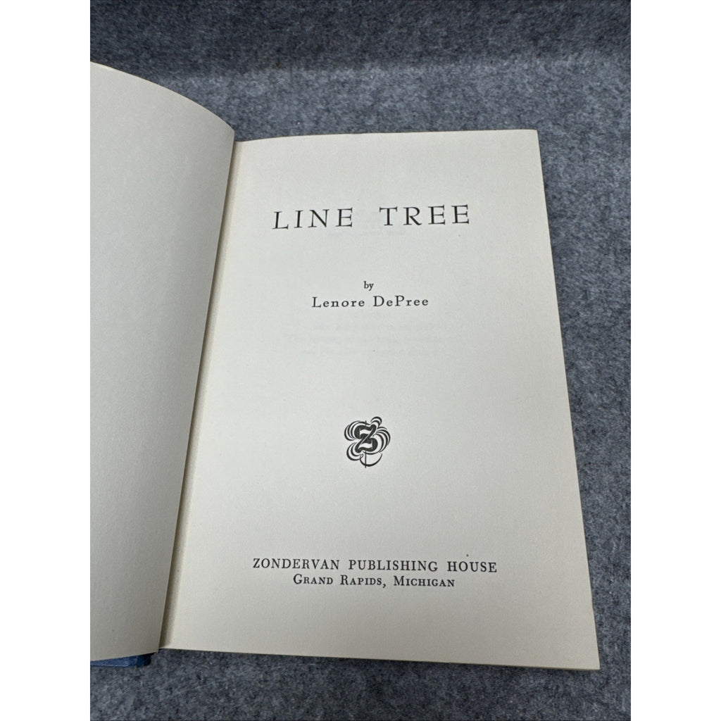 Line Tree [Hardcover] Lenore DePree [1958] FIRST Edition