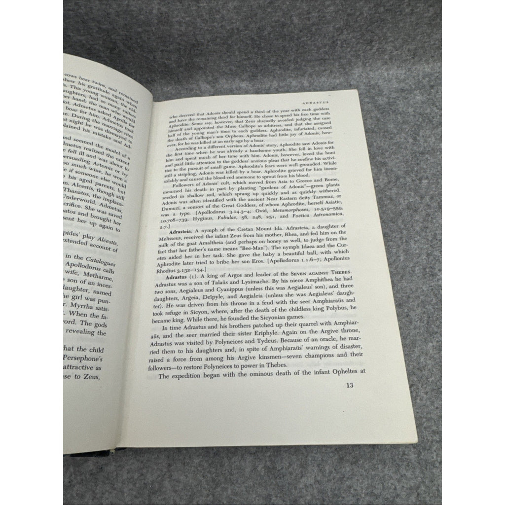 Crowell's Handbook of Classical Mythology Hardcover Edward Tripp