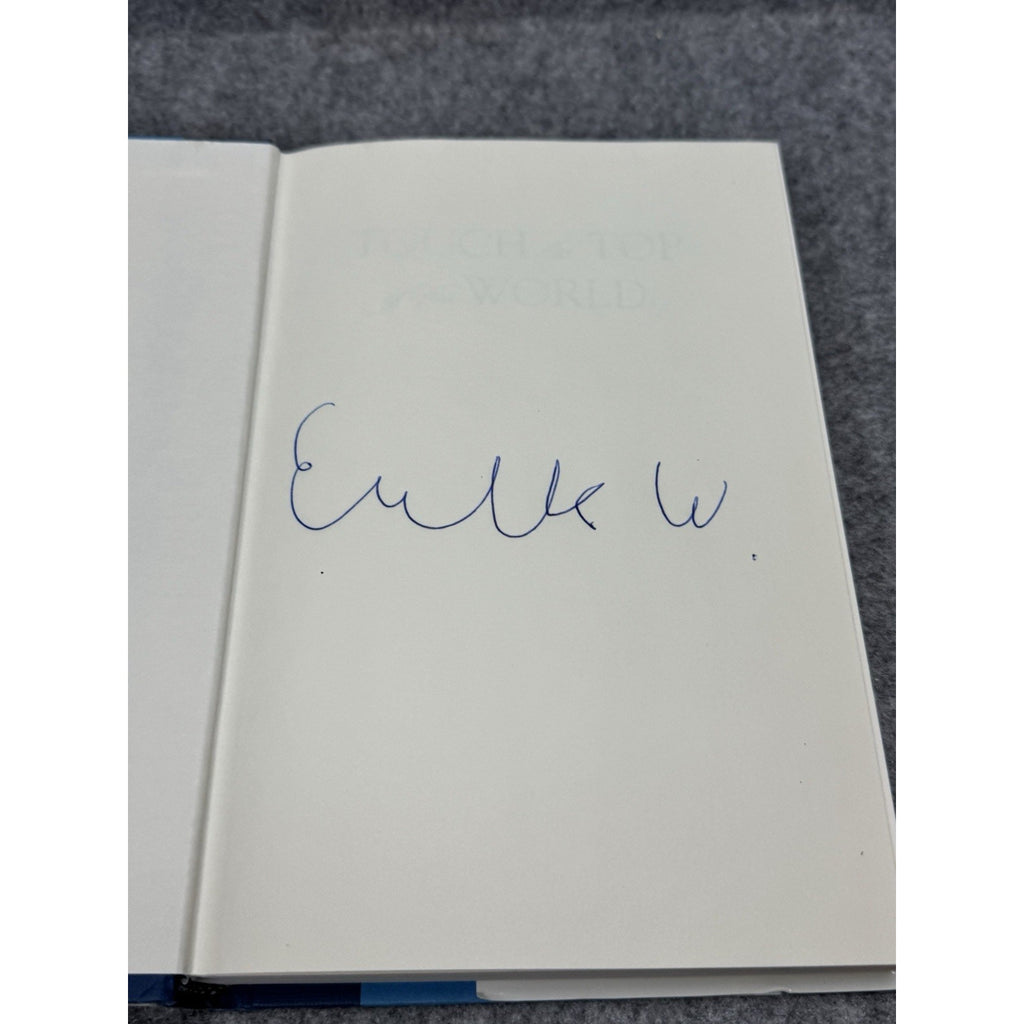 Touch the Top of the World Erik Weihenmayer Signed First Printing 2001 HC