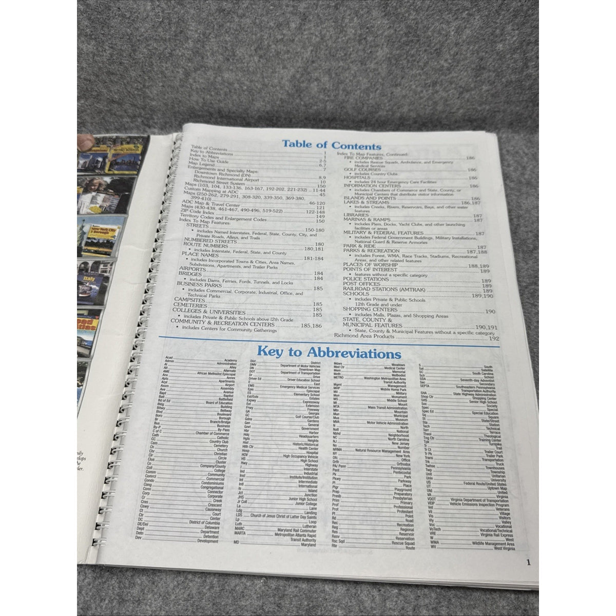 Richmond, VA Greater Atlas by the Map People Staff ADC (2004, Other)