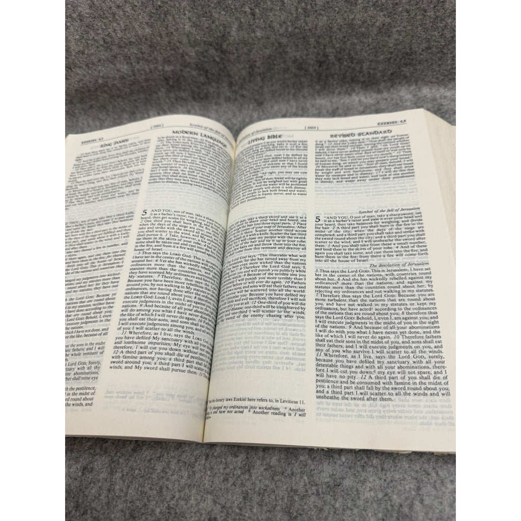 Layman’s Parallel Bible 1977 KJV RSV Living Modern Language PB